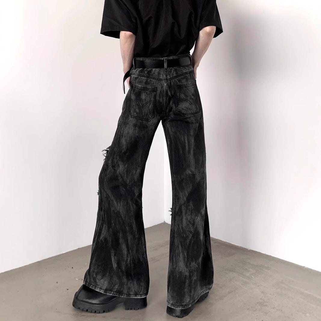 Akiyama Style Micro Flare High Waist Jeans